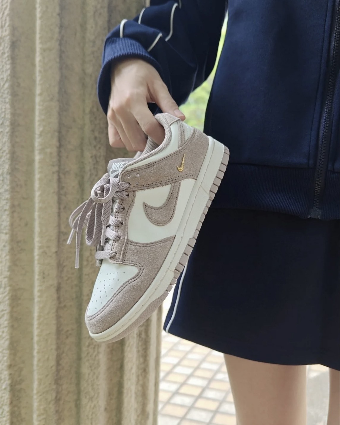 Nike Dunk Low 小銀勾 麂皮 復古 低筒 可可棕
