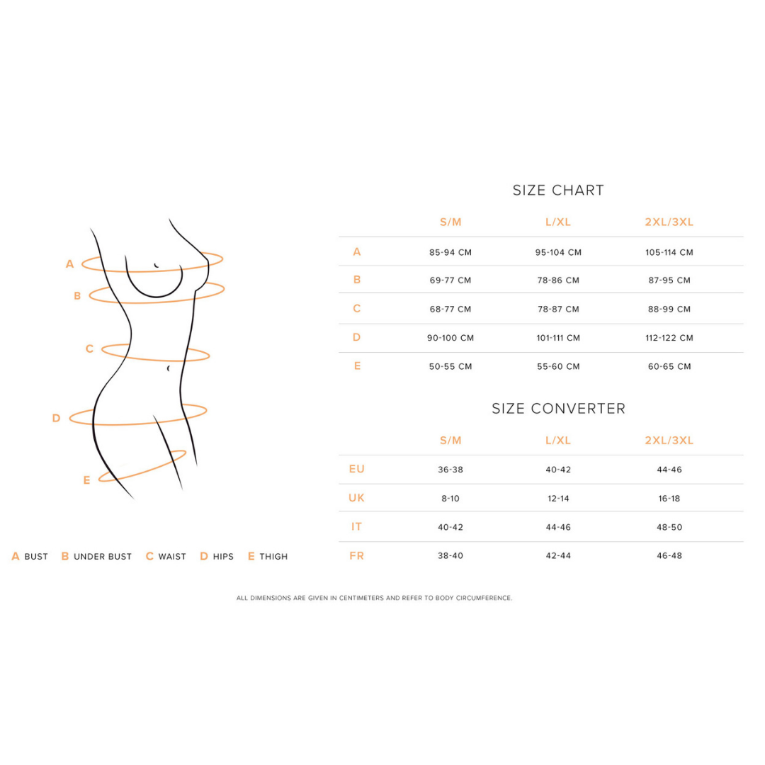 Obsessive - 810-BAB-1 花紋蕾絲情趣睡裙套裝 (S/M/L/XL)