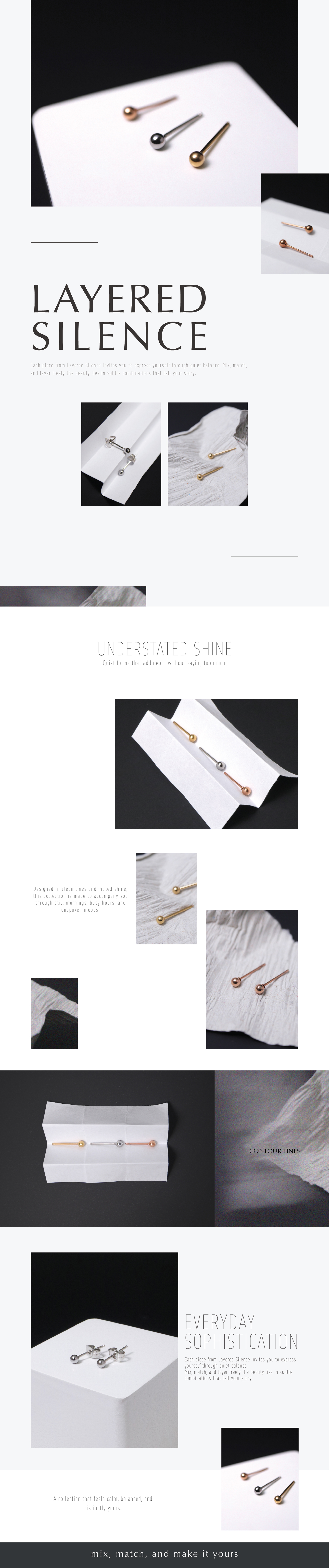 片刻 圓珠耳環｜Miestilo Jewelry設計師輕珠寶品牌｜舒飾質感每一刻