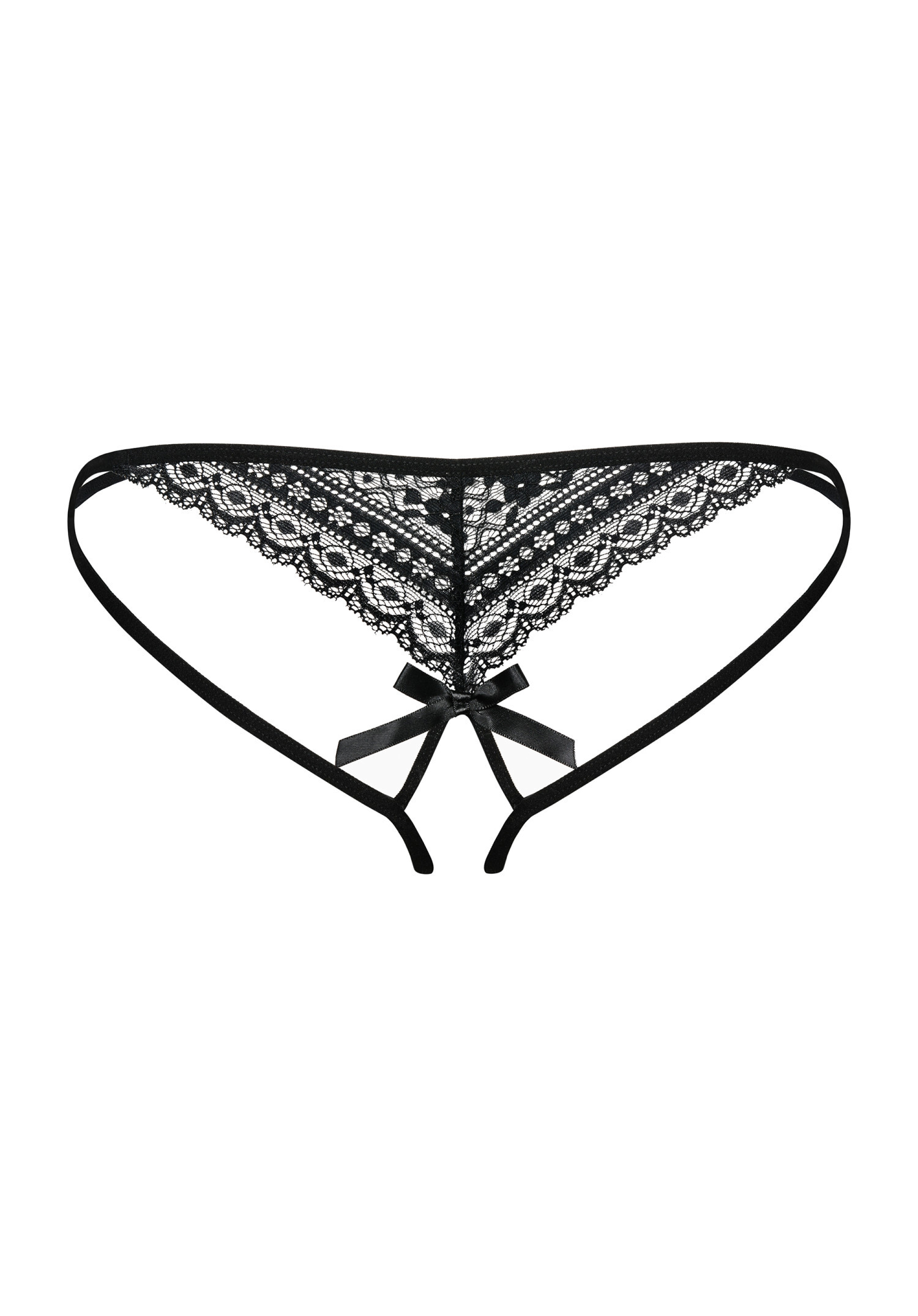Obsessive - Picantina 蝴蝶結蕾絲開襠情趣內褲 (S/M/L/XL)