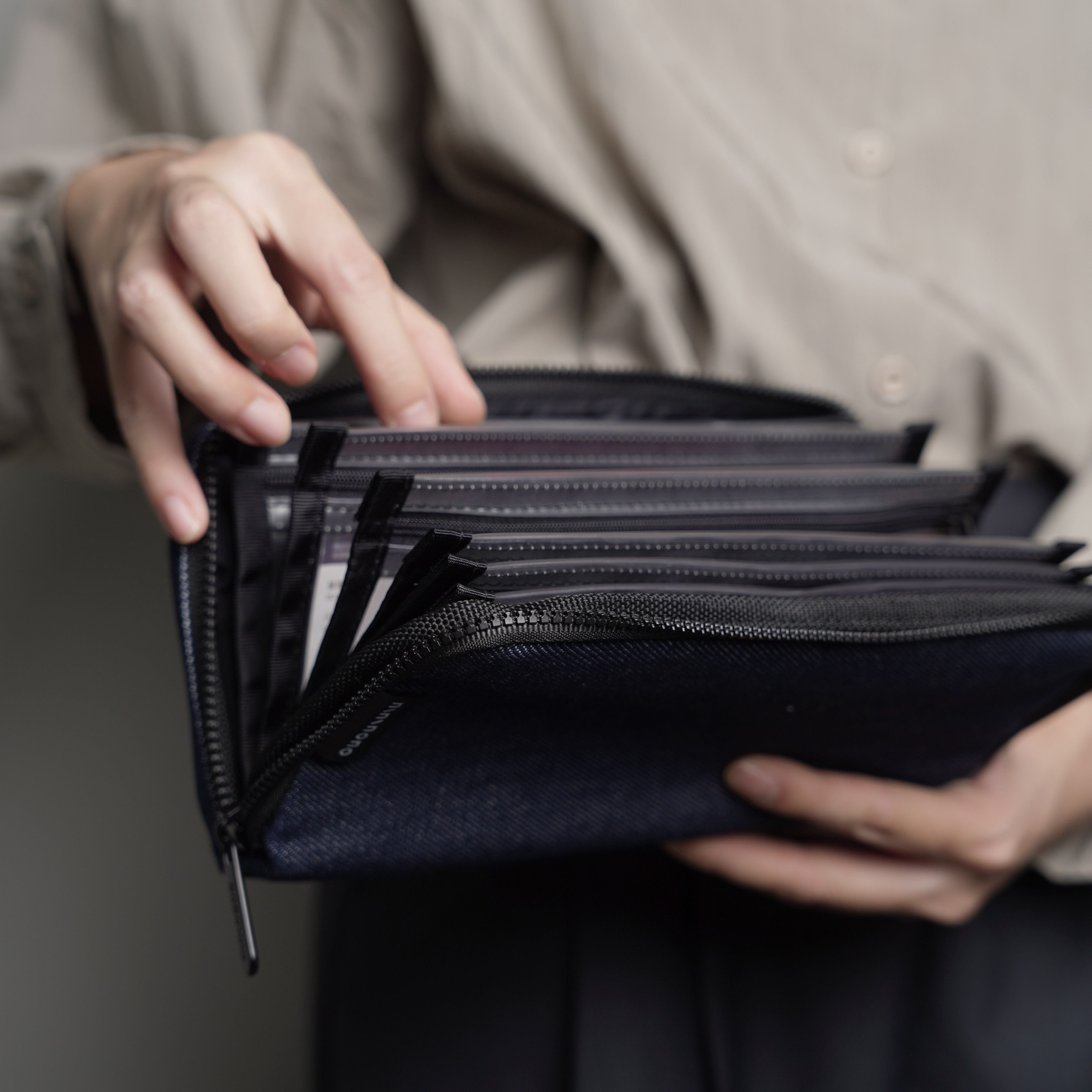 Boarding丹寧系列｜萬用多頁式長夾(共2色可選)