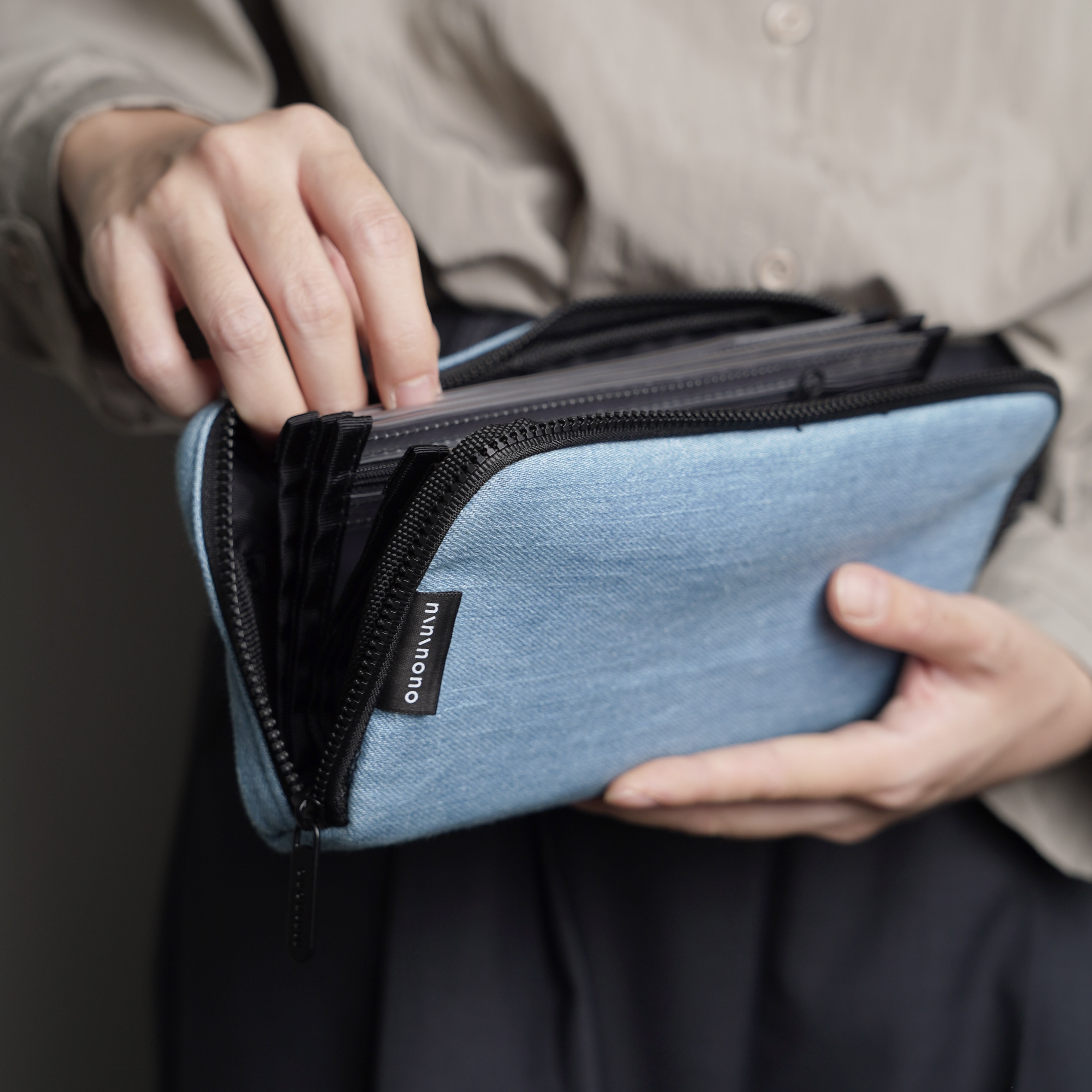 Boarding丹寧系列｜萬用多頁式長夾(共2色可選)