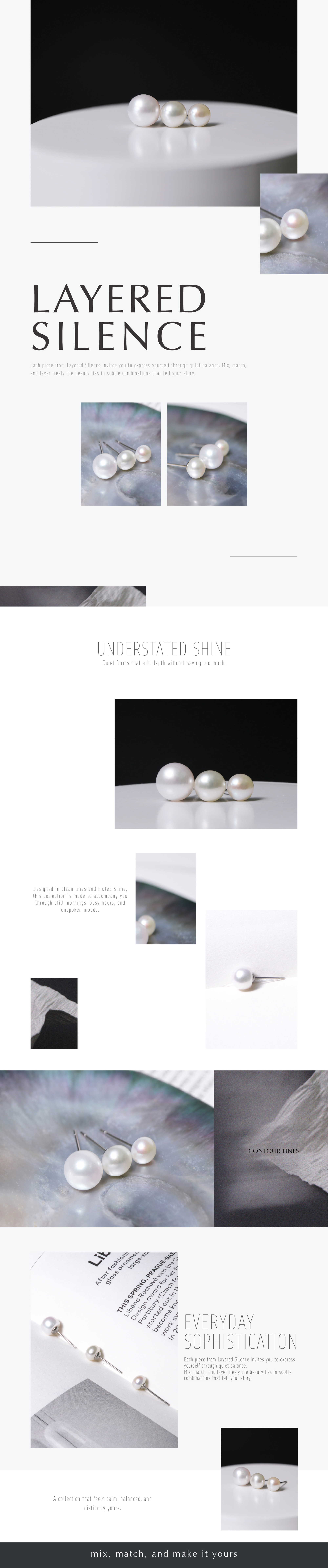 初韻 珍珠耳環｜Miestilo Jewelry設計師輕珠寶品牌｜舒飾質感每一刻