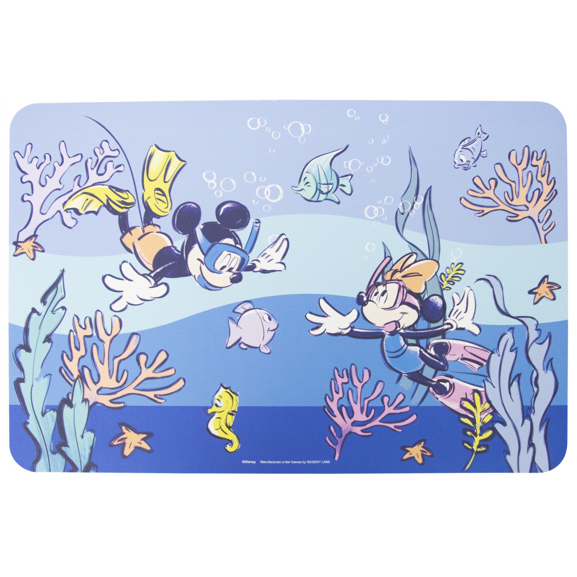 Buzz Zakka -  Disney Mickey Mouse and Minnie Mouse Soft Diatomite Bath Mat 4892321001219