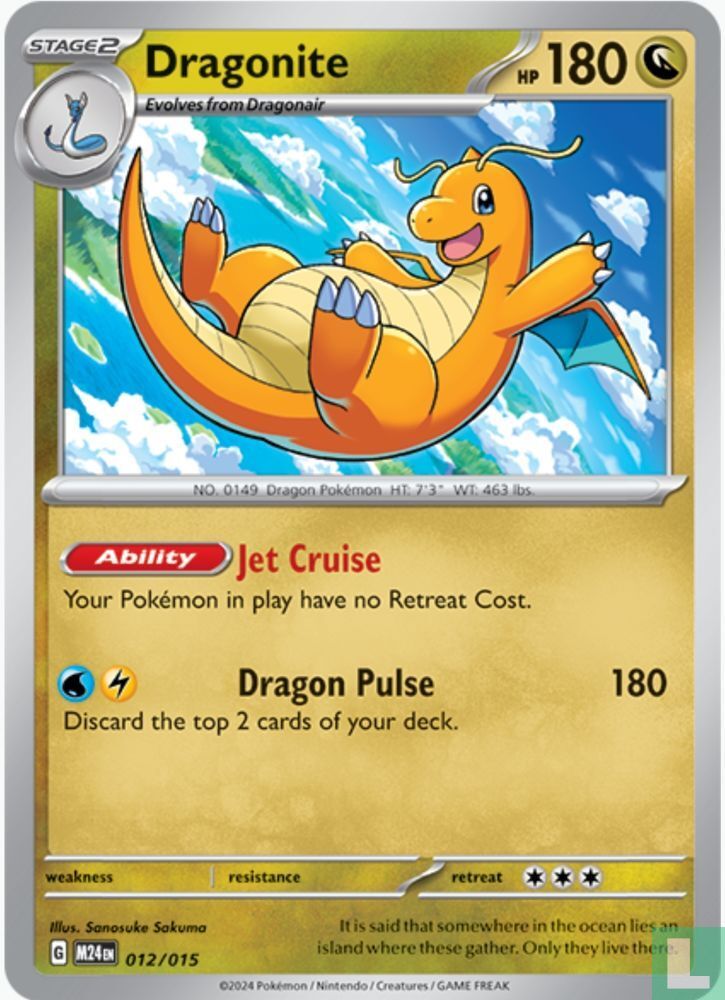 POKEMON ENGLISH M24EN 012/015