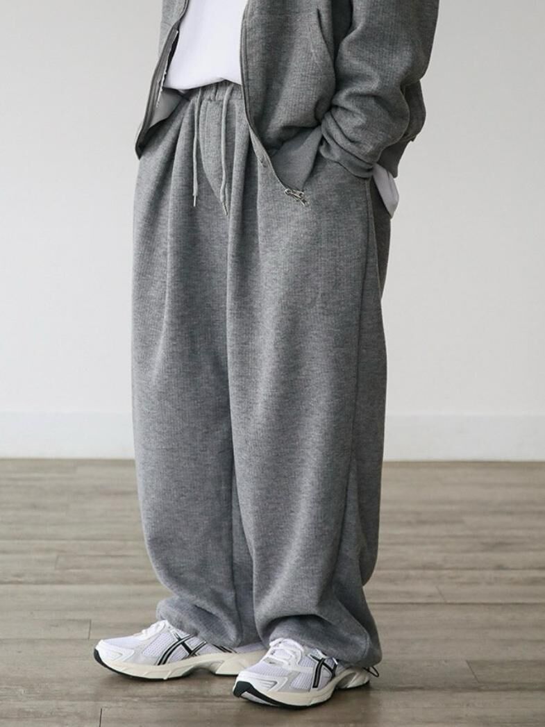 淨色可束腳運動褲 P3197