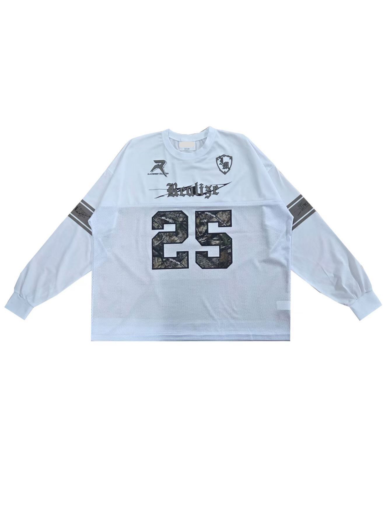 英文字圖案長袖衫 T5815