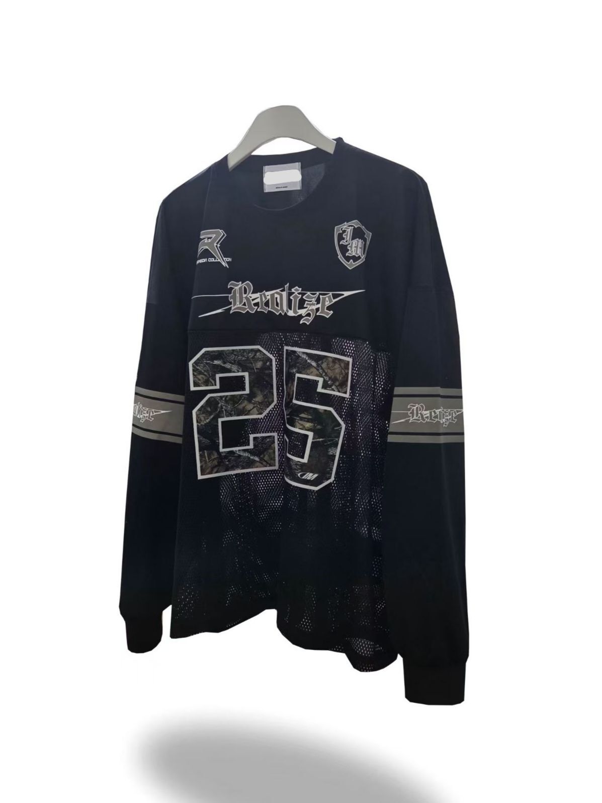 英文字圖案長袖衫 T5815