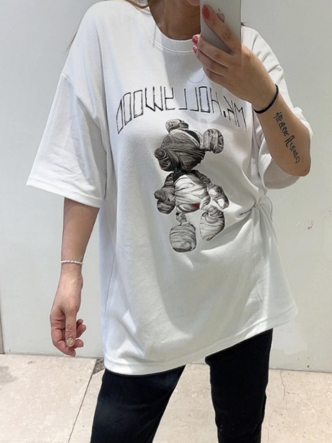 卡通圖案英文字短袖Tee T5820