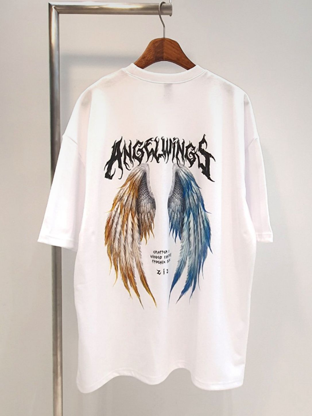 英文字圖案短袖Tee T5821