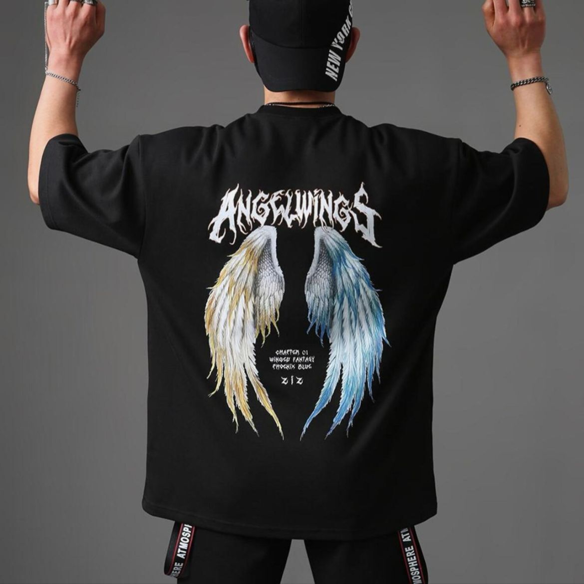 英文字圖案短袖Tee T5821