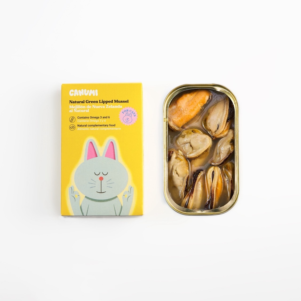 西班牙Canumi - 天然紐西蘭綠唇貝(貓咪）
