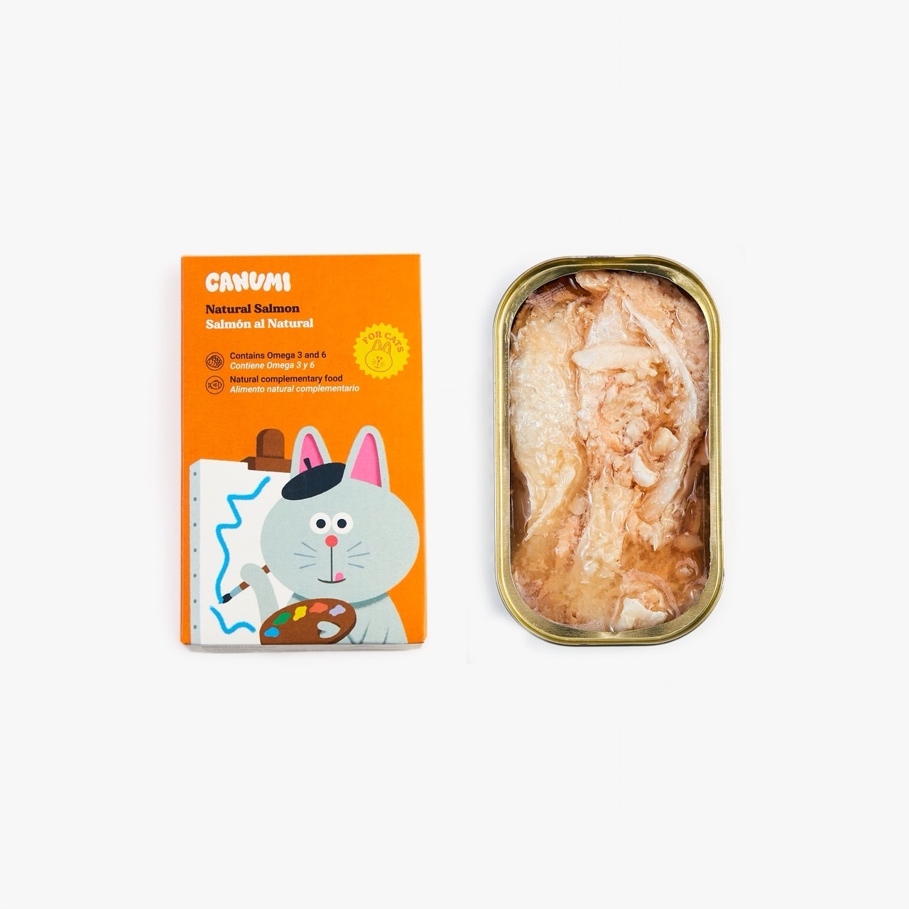 西班牙Canumi - 天然鮭魚塊(貓咪）
