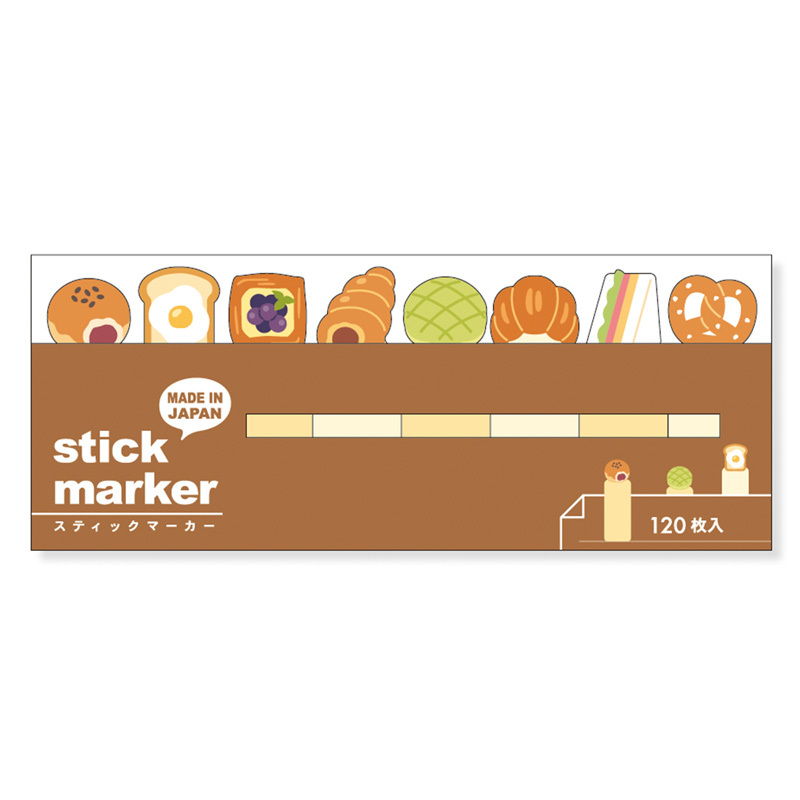 麵包 120枚索引標籤便利貼 memo｜日本 Mind Wave