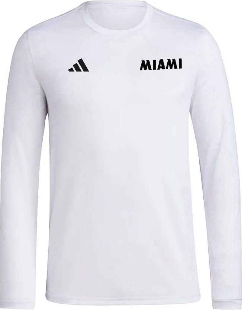 【直播】Adidas LL101592 男裝長袖上衣(白色)