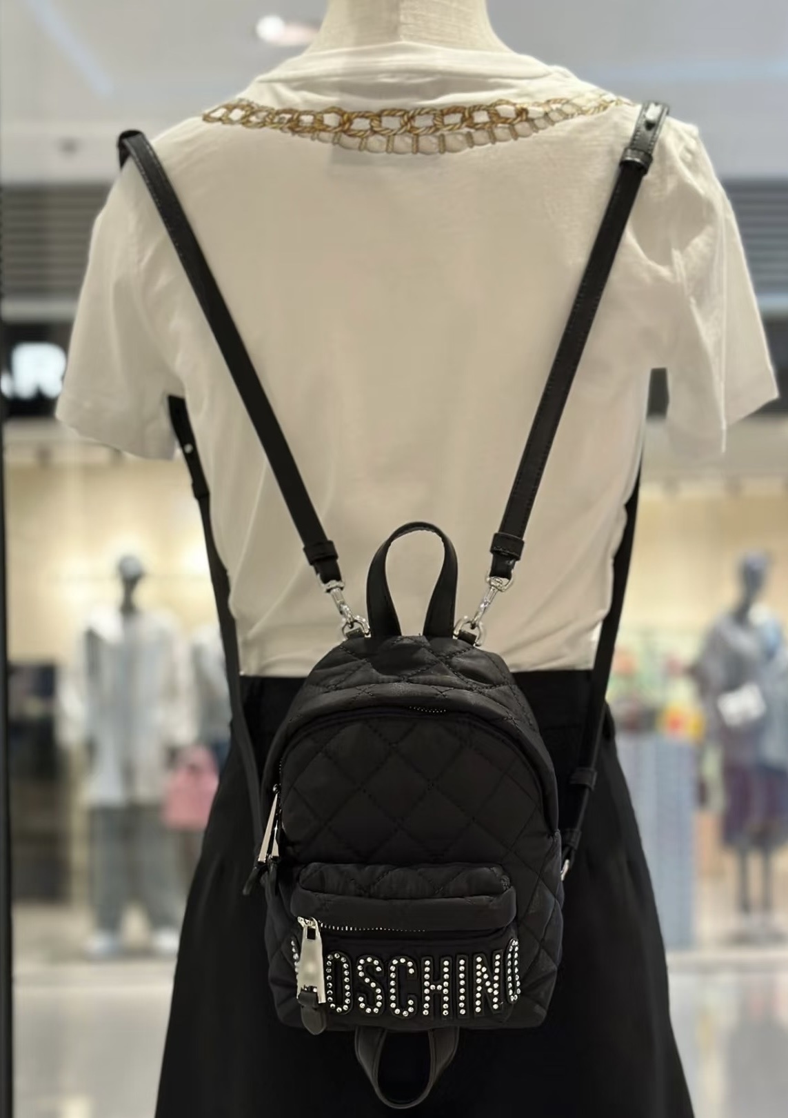 【預購】 Moschino LL1025388 迷你兩用背包