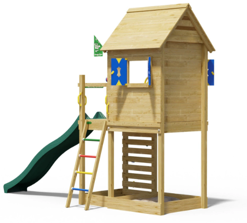 Jungle Oasis | Tower playhouse with slide