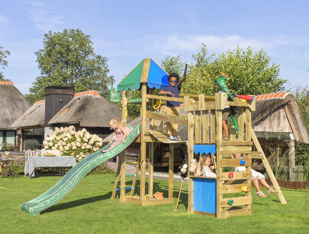 Jungle Explorer | Wooden climbing frame with double swing