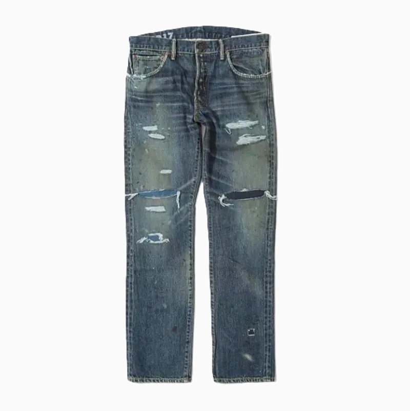 VISVIM SOCIAL SCULPTURE 04 DAMAGED-17 JEANS - SIZE 34 PRE ORDER ITEM (預訂中)