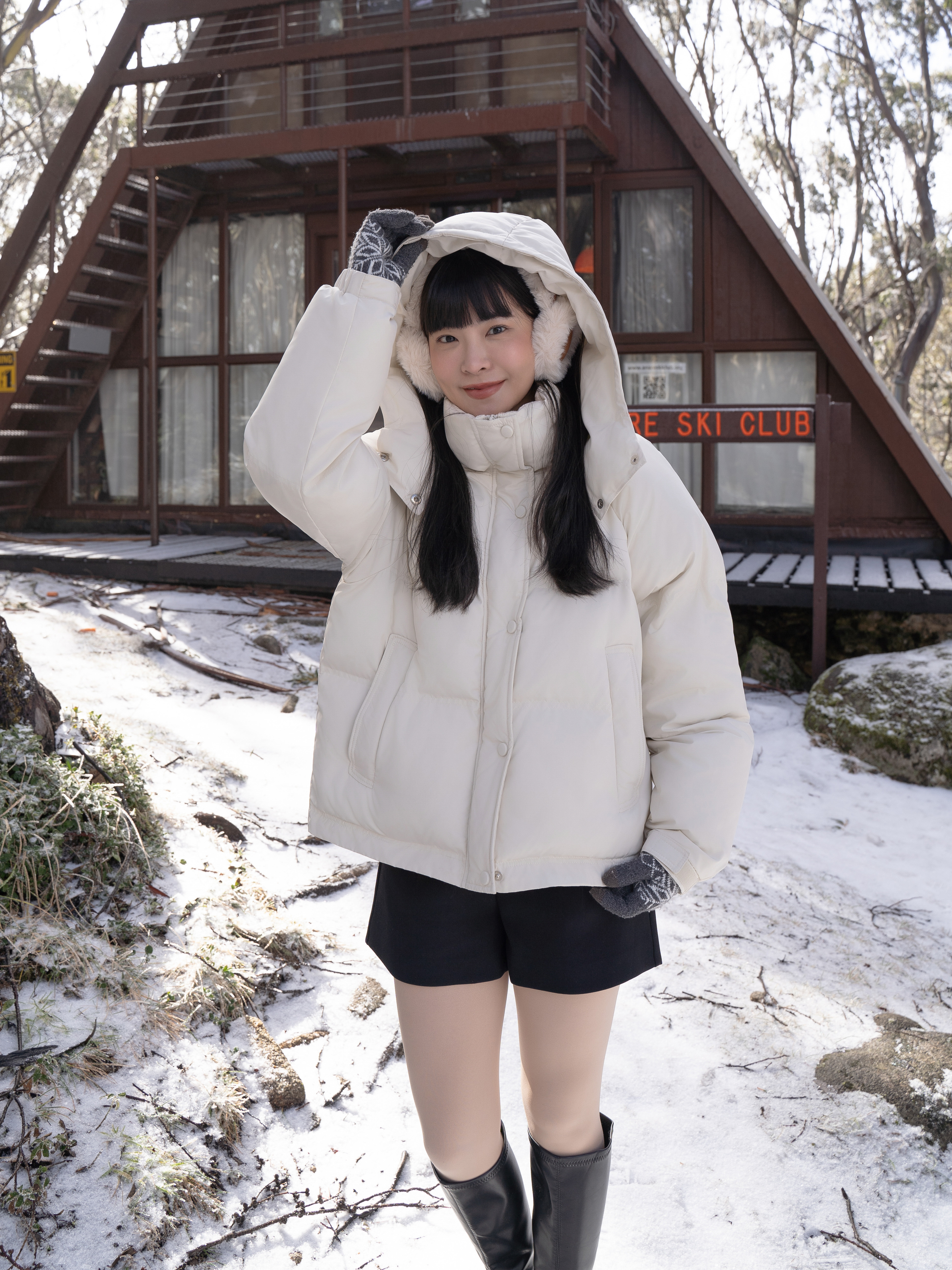 秋冬超暖組合：自訂 防潑水極暖修身鋪棉背心*1 +自訂雪峰極暖防潑水鋪棉外套-冰川外套第二代B37*1(現省200元)