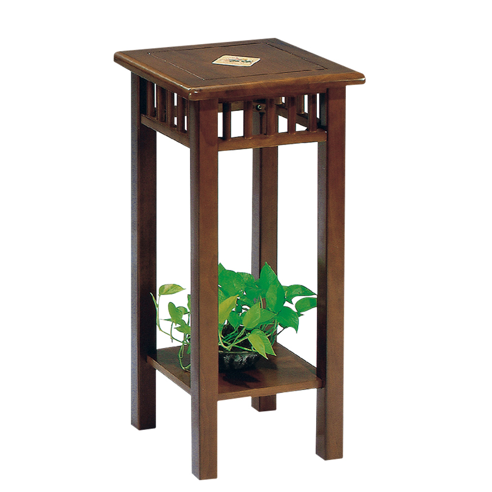 磁磚方形實木花架(高)