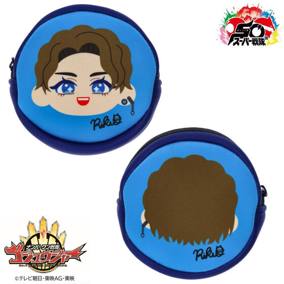 239986 Pbandai 預訂 2025/12月 ナンバーワン戦隊ゴジュウジャー　リクオニスト　百夜陸王　丸型ポーチ