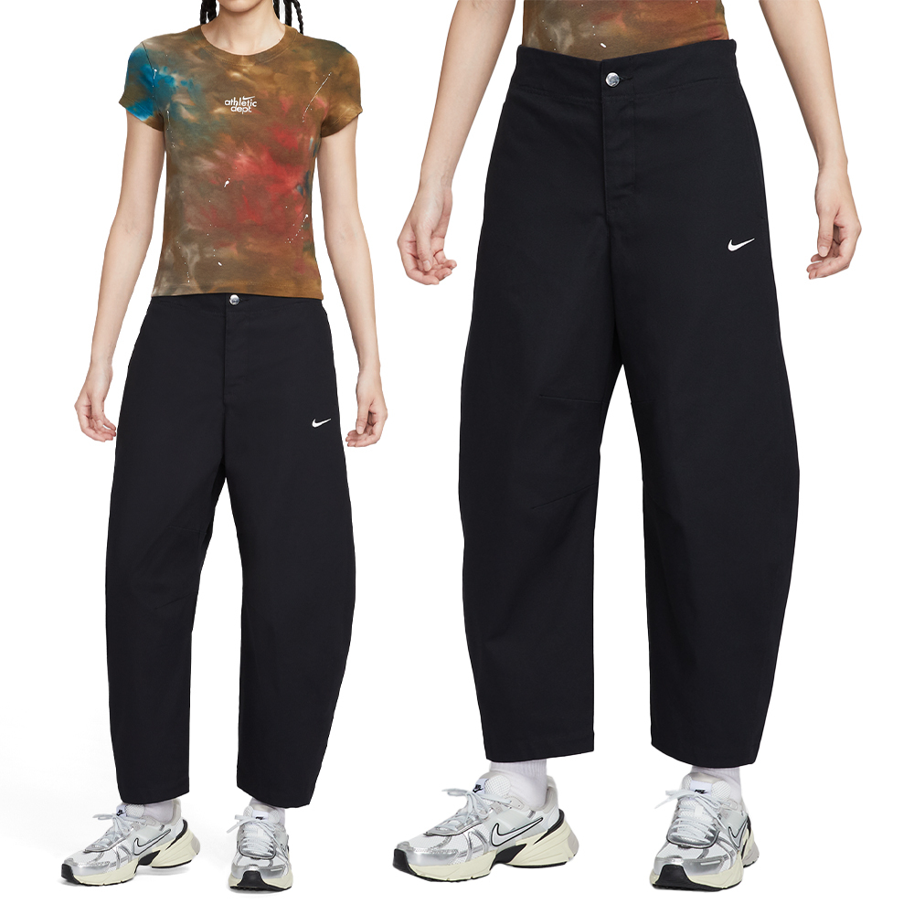Nike Street Barrel Pant 女款 黑色 寬鬆 重磅 九分褲 休閒 長褲 HV2087-010