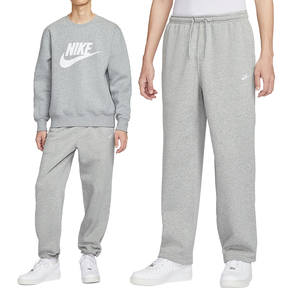 Nike Club Bb Bungee Pant 男款 灰色 刷毛 縮口 休閒 長褲 IF0489-063