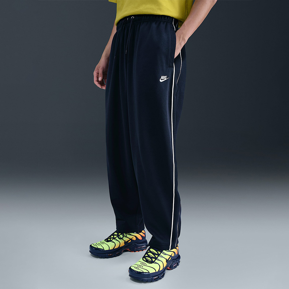 Nike Club Knit Os Track Pan 男款 黑色 寬鬆 抽繩 運動 休閒 長褲 HV1416-451