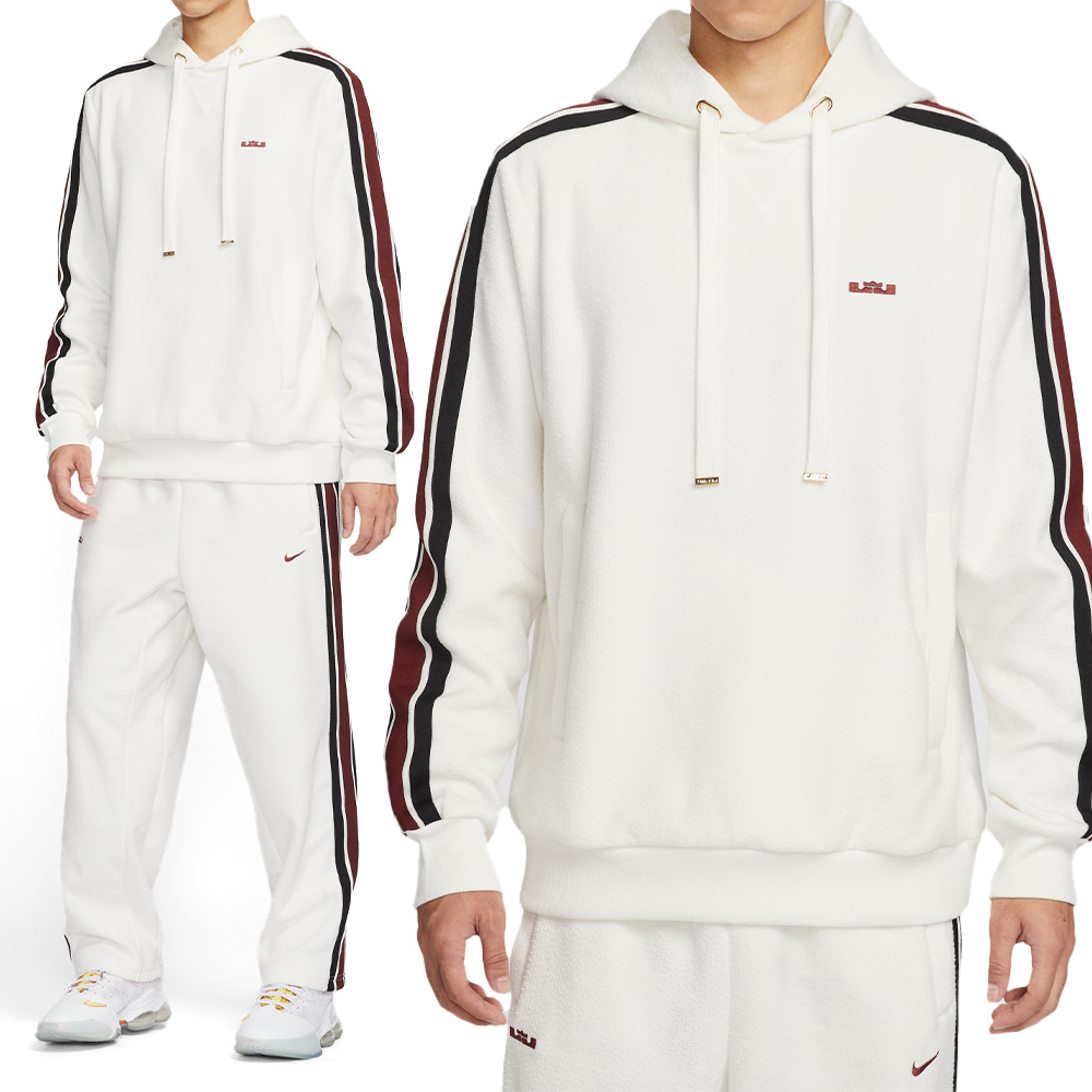 Nike Tf Si Po Hoodie 男款 白色 重磅 刷毛 連帽 帽T 休閒 長袖 HV3404-133