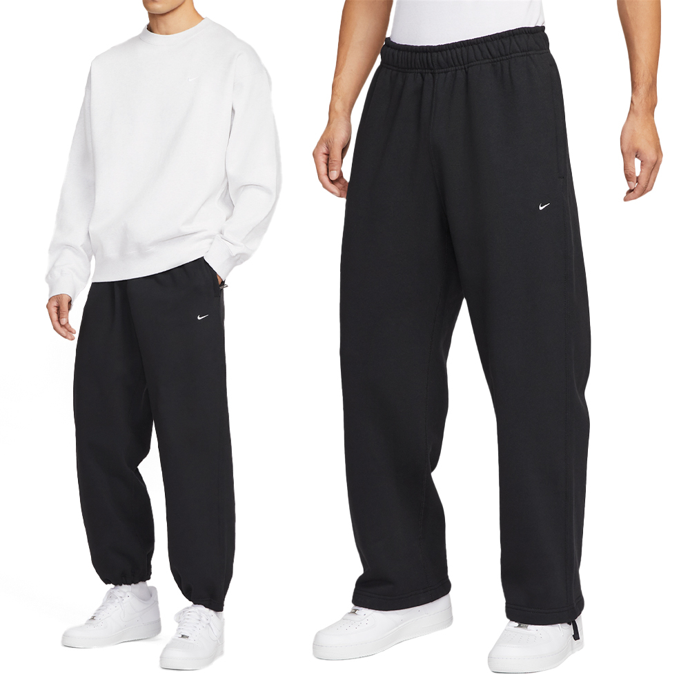 Nike Solo Swsh Bb Oh Pant 男款 黑色 寬鬆 重磅 磨毛 休閒 長褲 HV1091-010