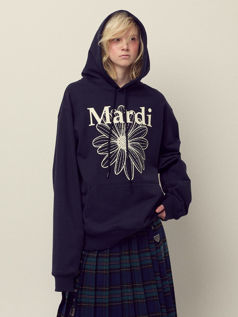 Mardi Mercredi OVERSIZED HOODY FLOWERMARDI