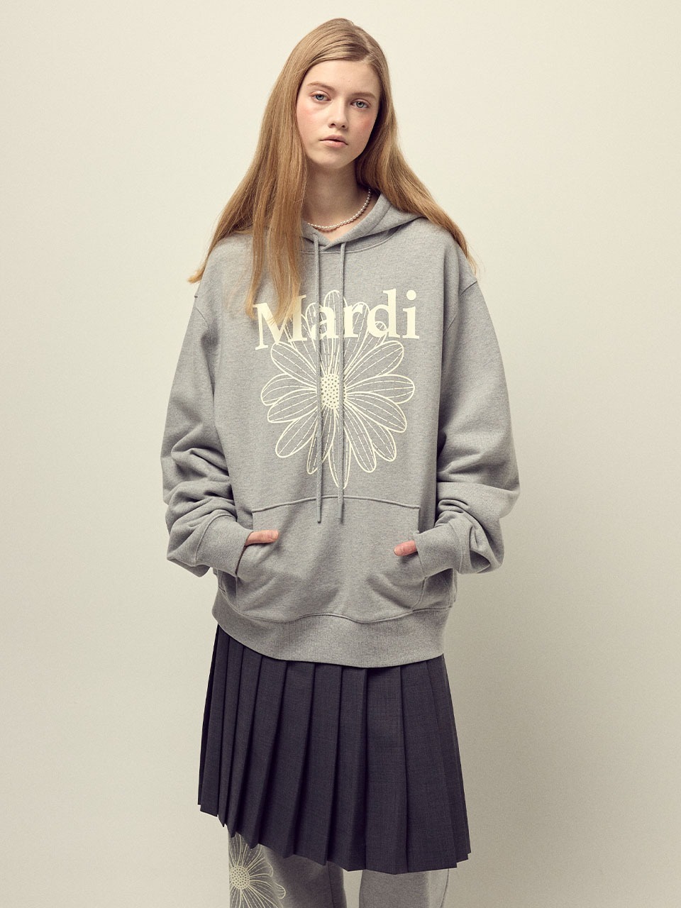 Mardi Mercredi OVERSIZED HOODY FLOWERMARDI