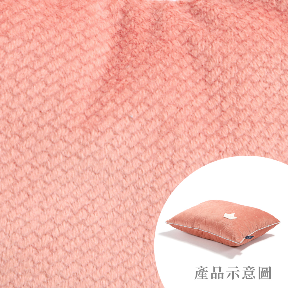 La Millou Velvet頂級棉柔方型抱枕-舒柔蜜桃