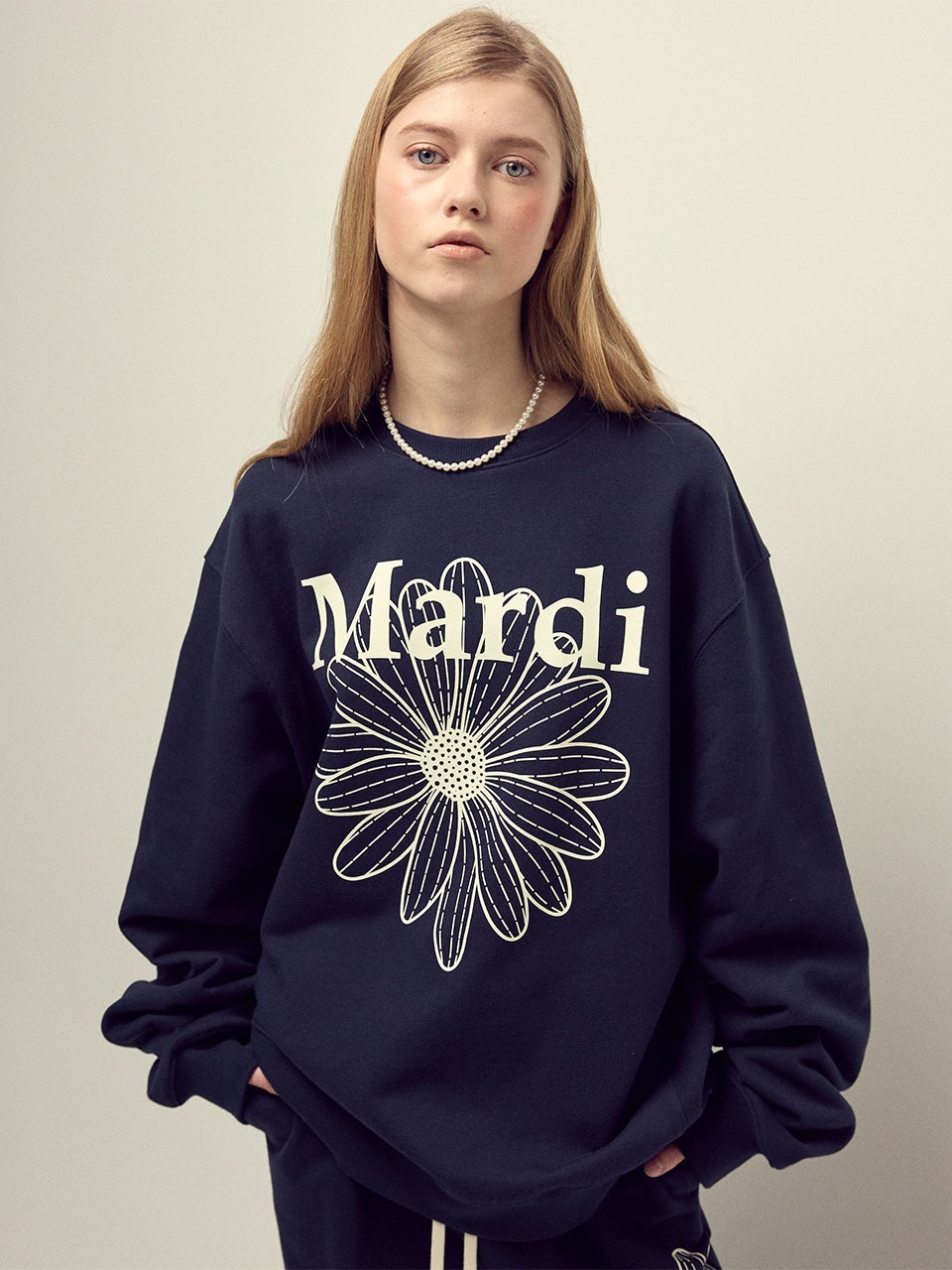 Mardi Mercredi OVERSIZED SWEATSHIRT FLOWERMARDI