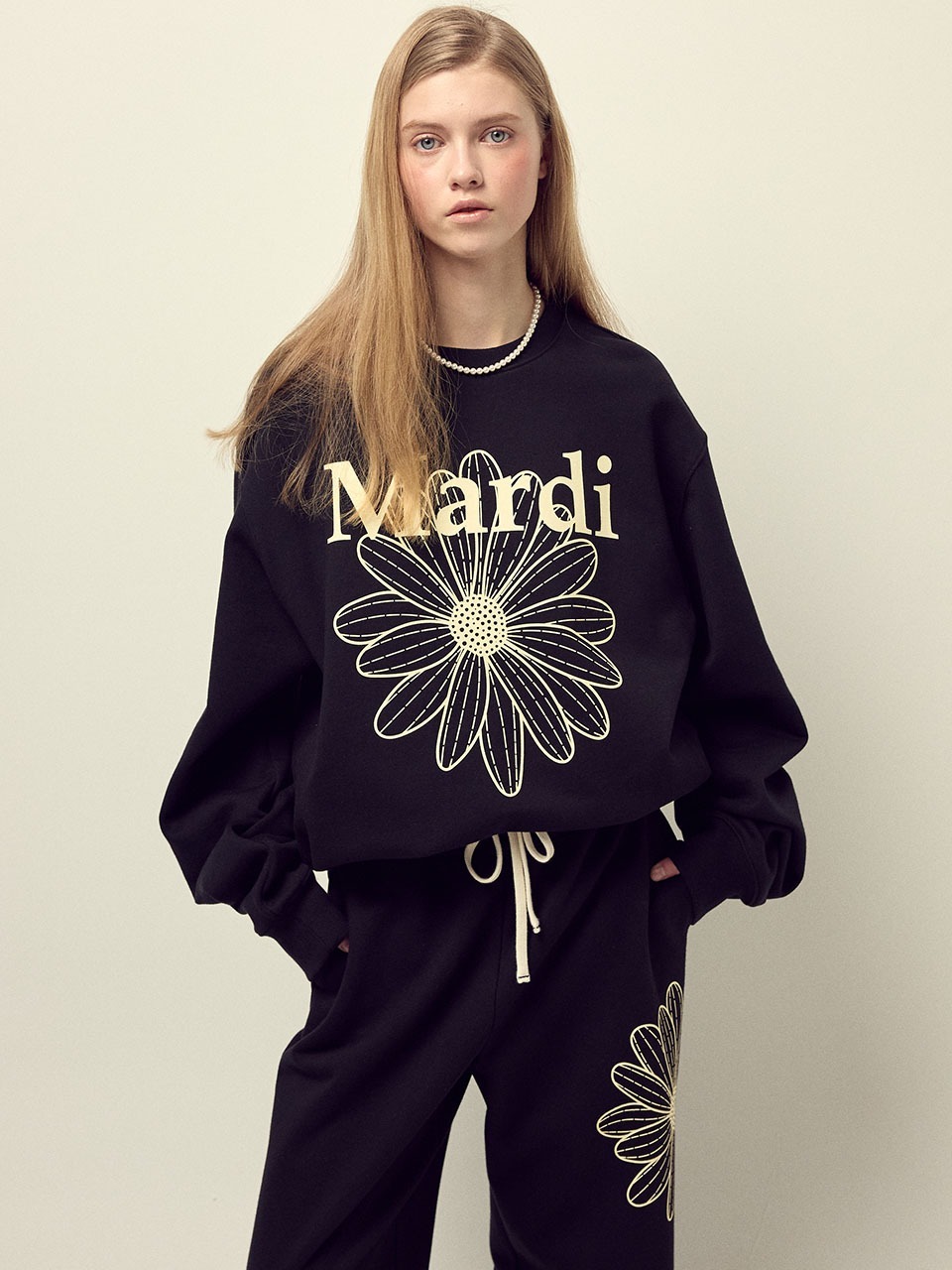 Mardi Mercredi OVERSIZED SWEATSHIRT FLOWERMARDI