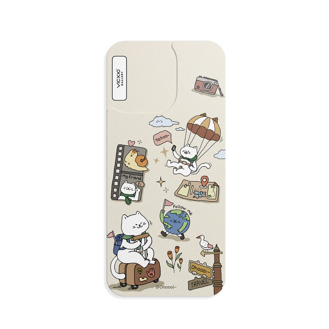 Ohoooi 手機背貼膜 / 旅行日記-VM031