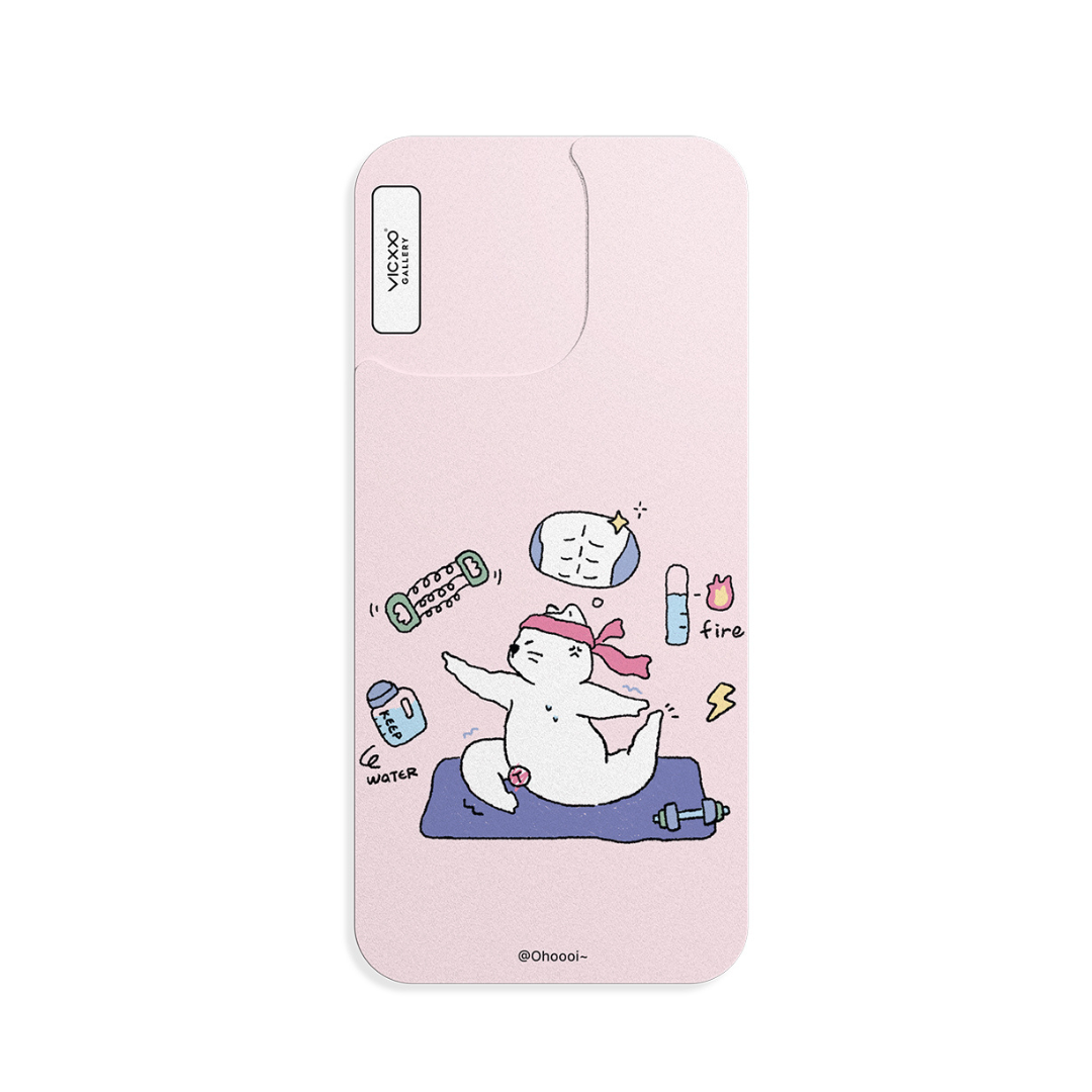 Ohoooi 手機背貼膜 / 鍛鍊一下-VM035