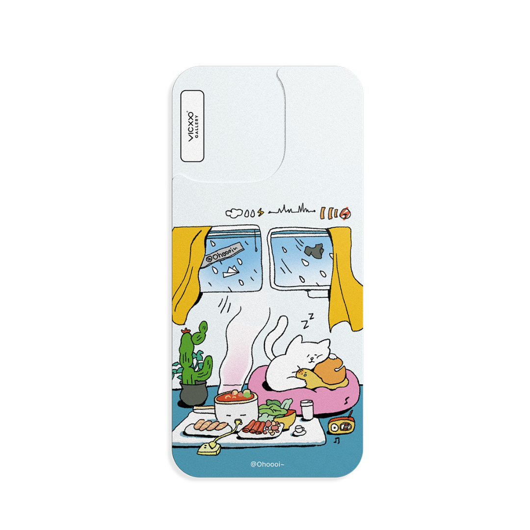 Ohoooi 手機背貼膜 / 雨天-VM034