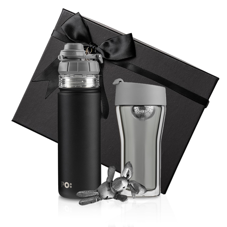 (預購4月底出貨)PO: 丹麥泡茶禮盒組(磁吸濾球魔力杯3.0-共3色/醇泡保溫瓶350ml-共2色)