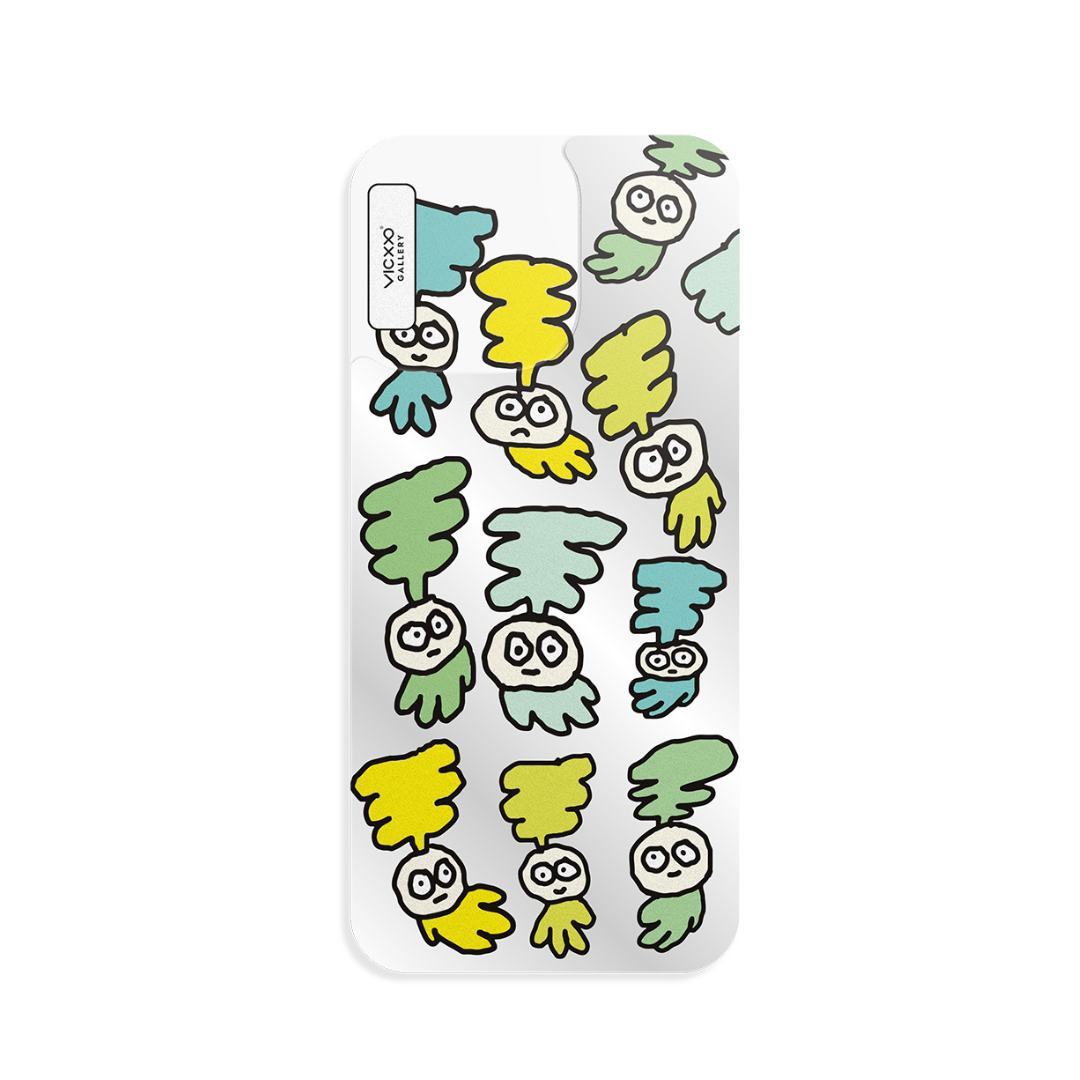 Plabear 手機鏡面背貼膜 / 飛天蘿蔔-VC177