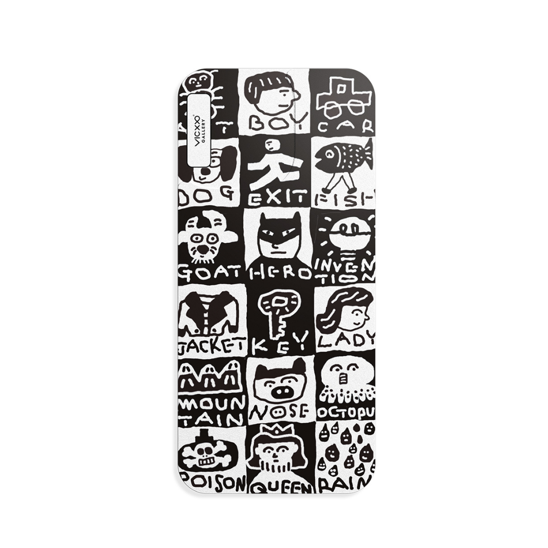 Plabear 手機背貼膜 / ABC 巧克力-VC178