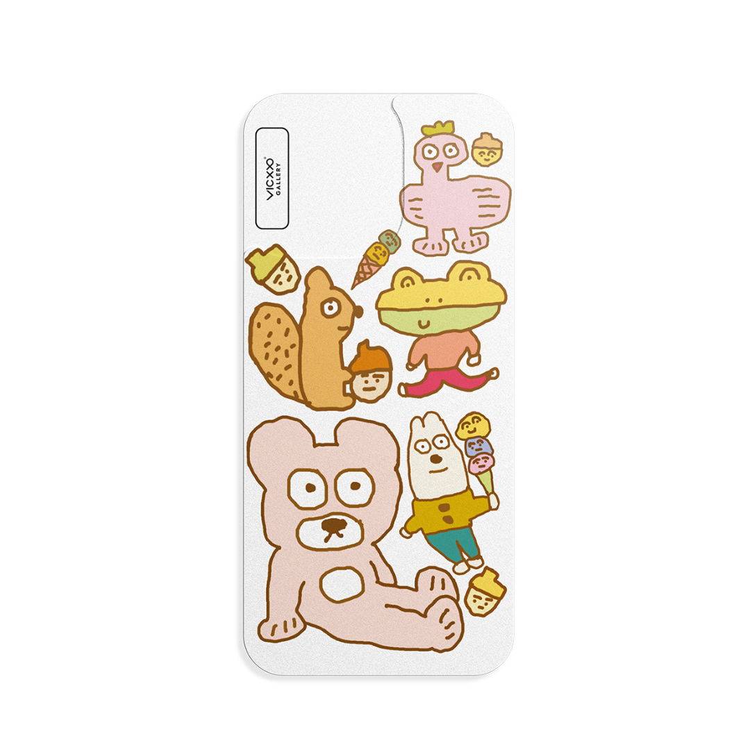 Plabear 手機背貼膜 / 野餐-VC184