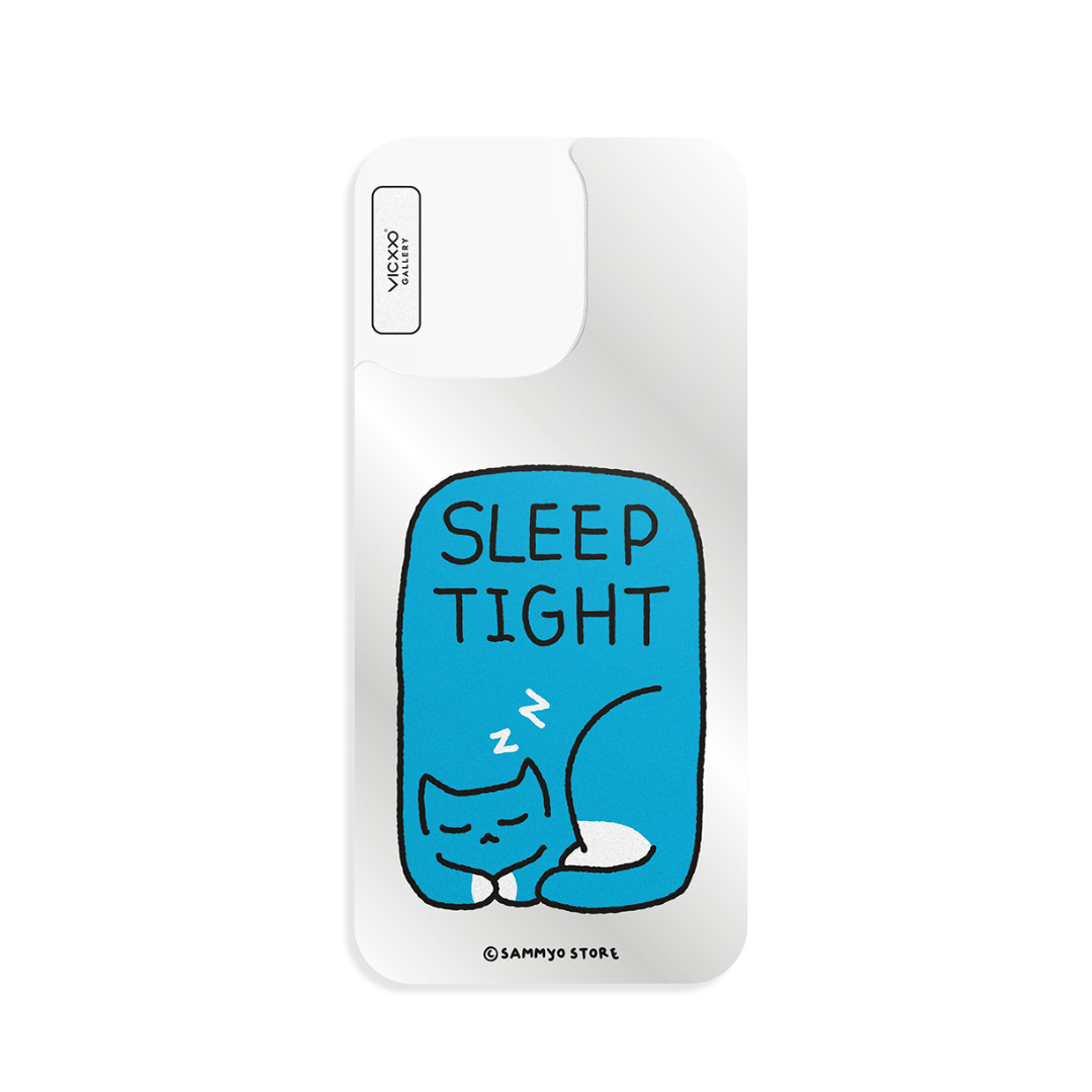 Sammyo store 手機鏡面背貼膜 / 晚安貓-VC340