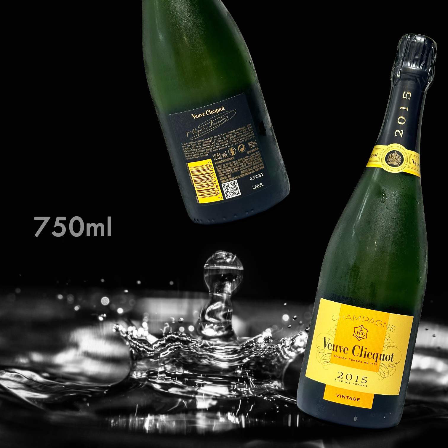 Veuve Clicquot Vintage 2015 Champagne (750ML)