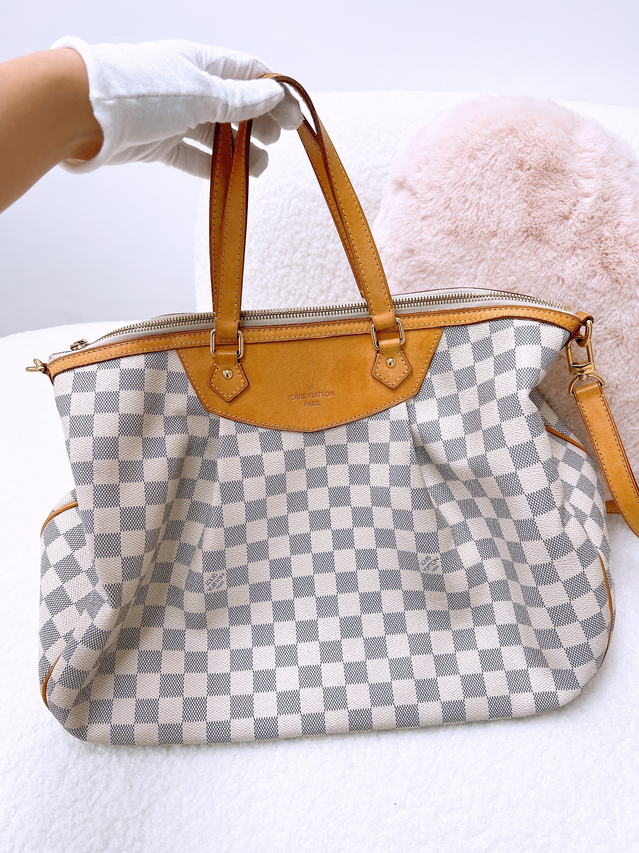 Lv siracusa GM damier azur