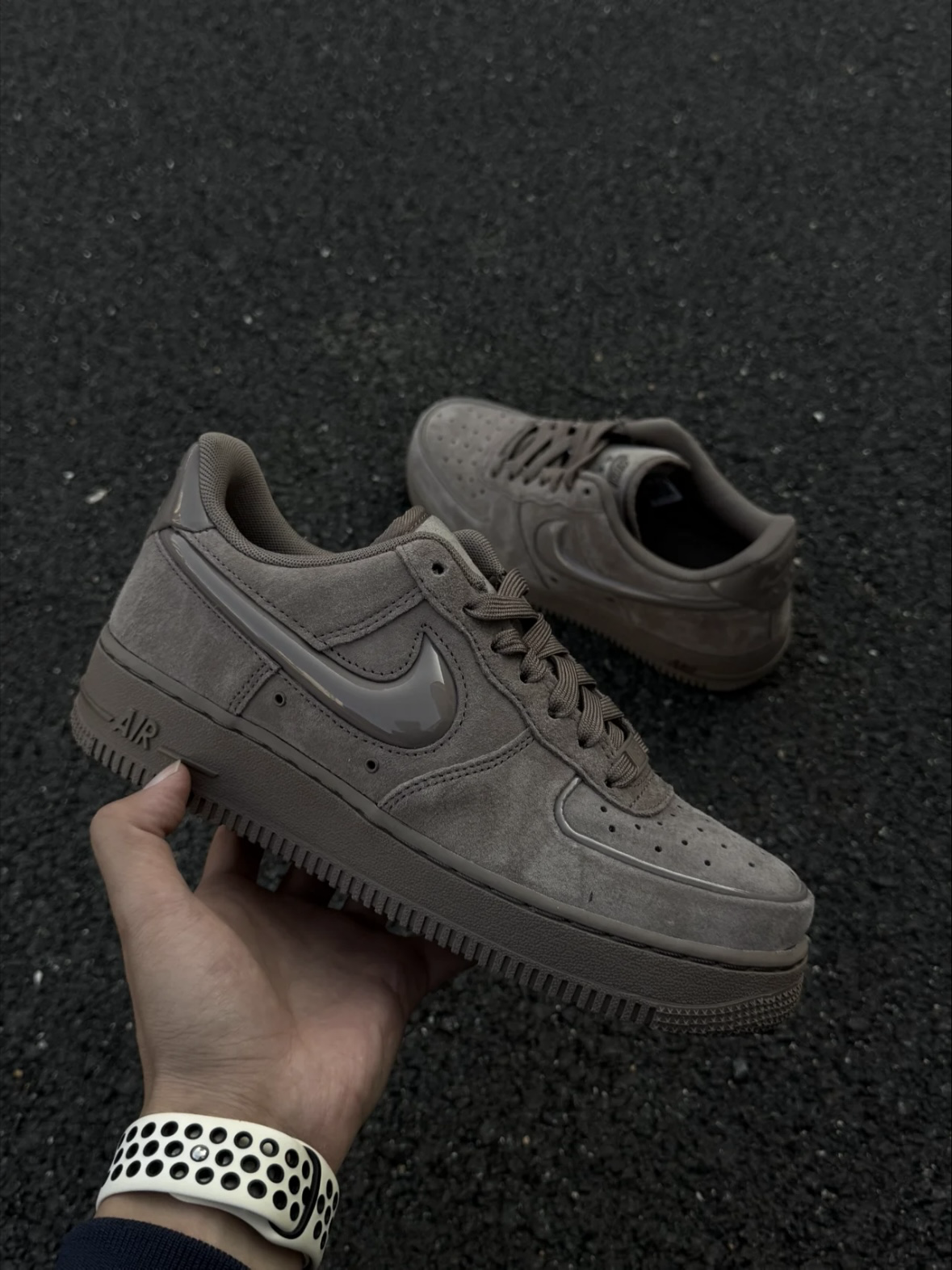 Nike Air Force 1'07 棕色 麂皮 女款 復古 HV4406-200