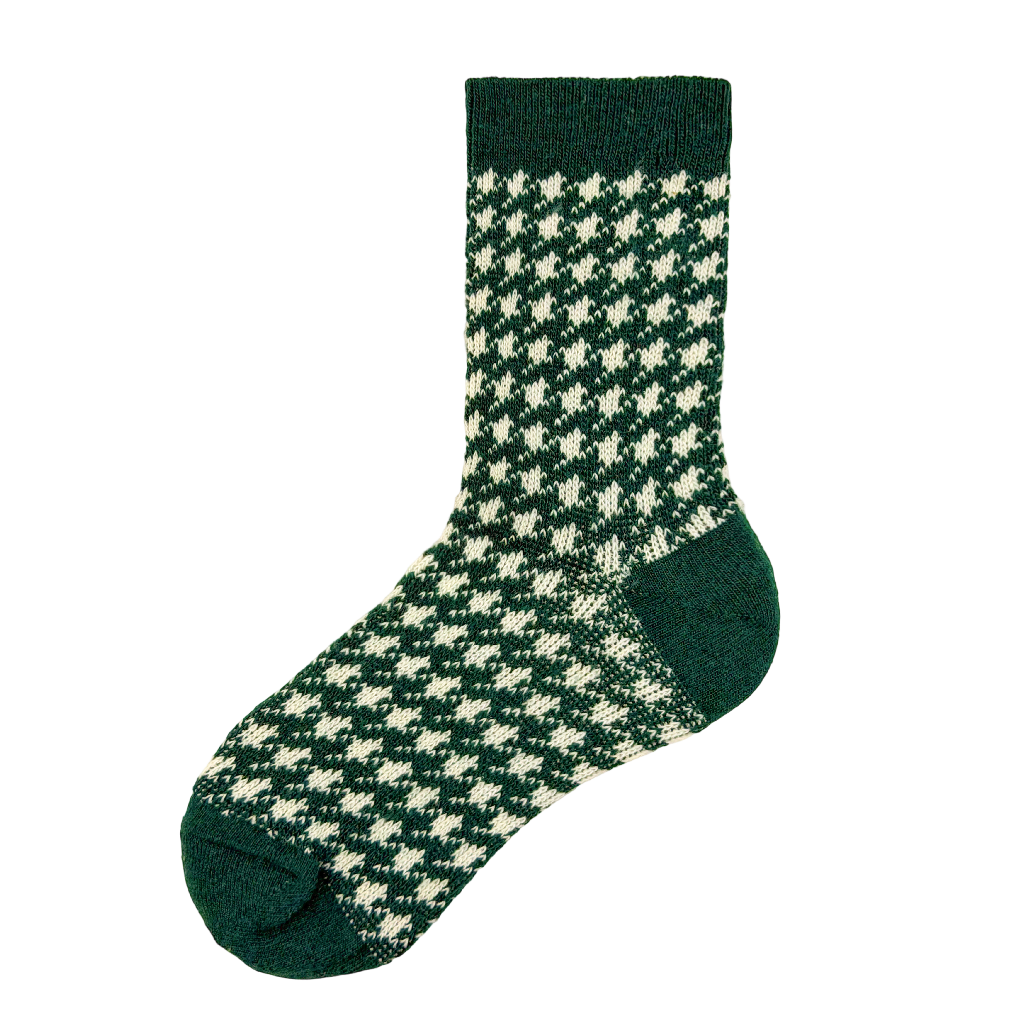 經典千鳥格中筒羊毛襪 中性款 (3色) 44KK2013