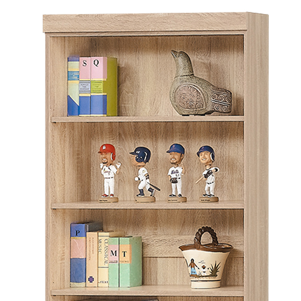 達爾思2.7尺開放式二抽書櫃/收納櫃