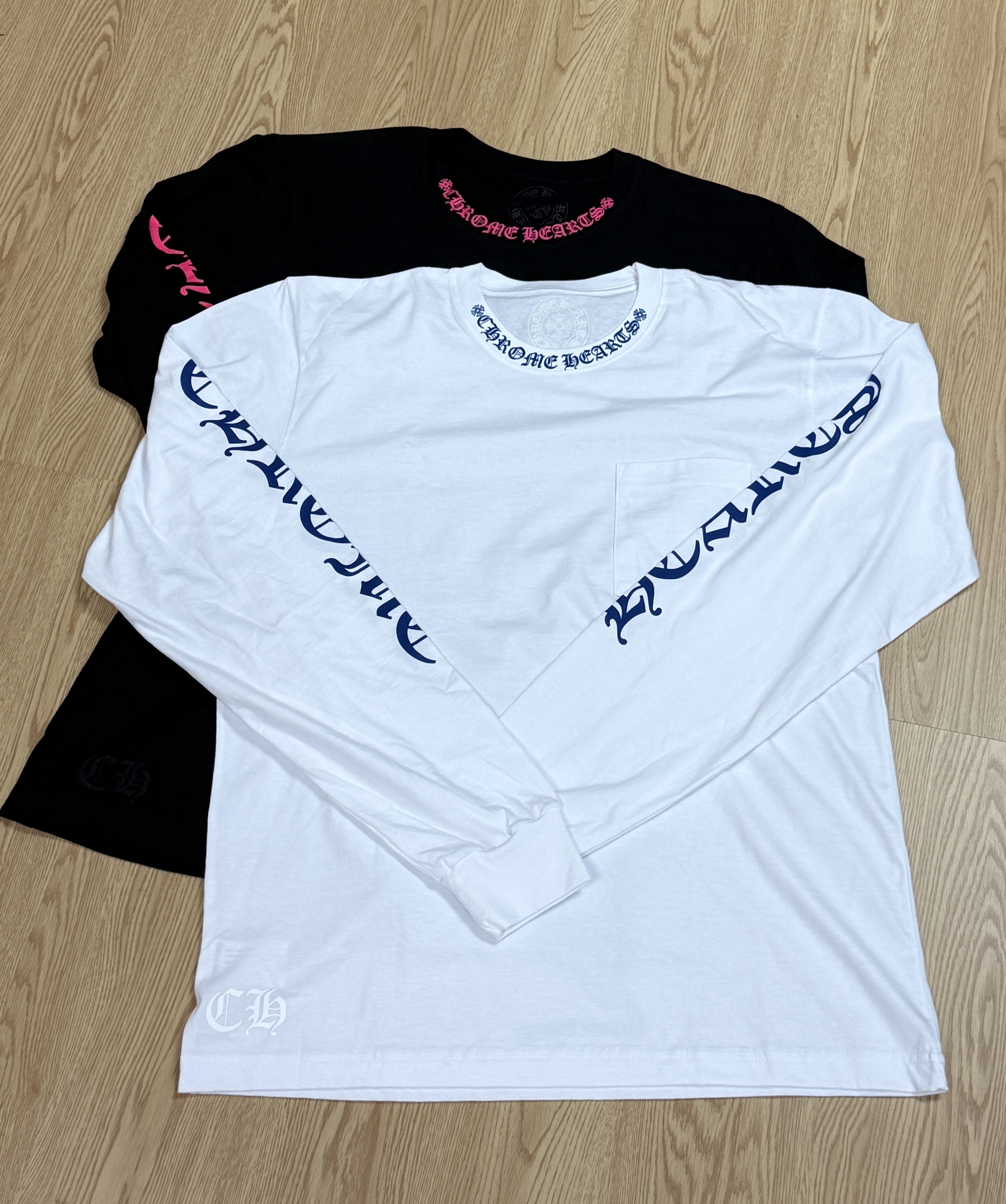 Chrome Hearts LONG SLEEVE POCKET CREW